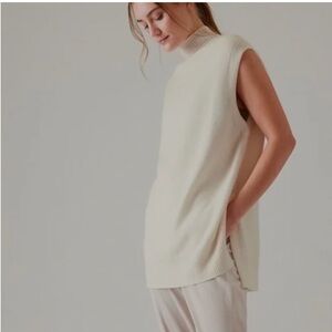 2  for 1: Cream and Black Cowl Neck Sweaters with Textured Knit